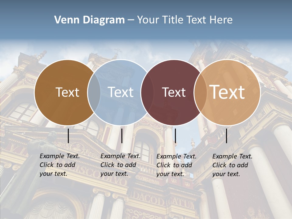 Elderly Touching Young PowerPoint Template