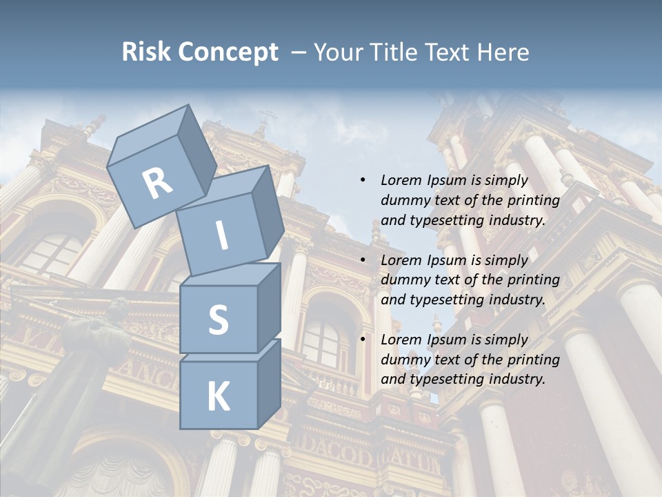 Elderly Touching Young PowerPoint Template