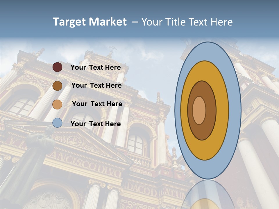 Elderly Touching Young PowerPoint Template