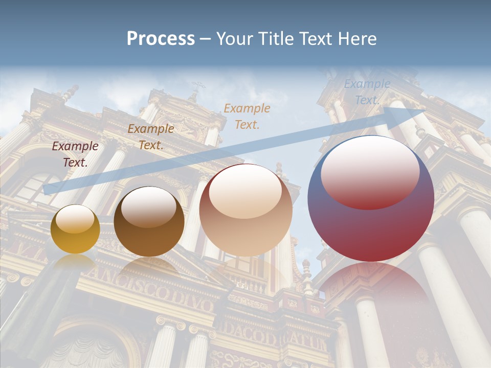 Elderly Touching Young PowerPoint Template