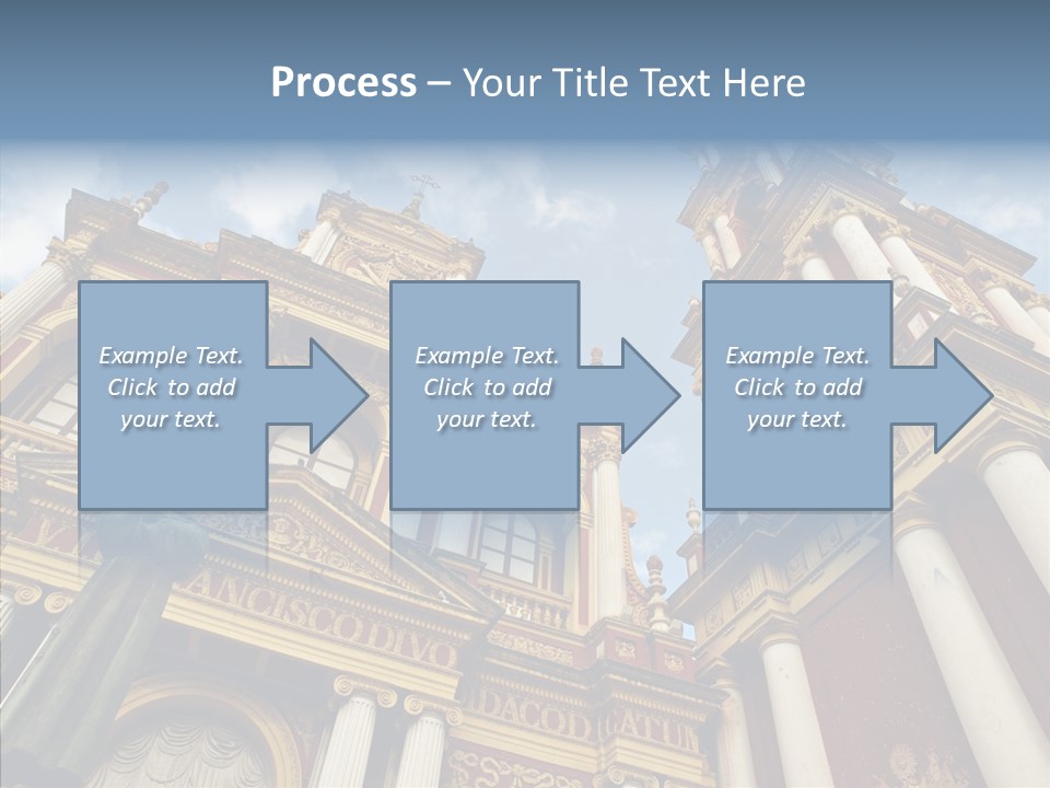 Elderly Touching Young PowerPoint Template