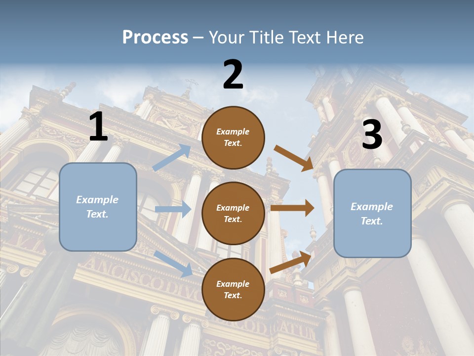 Elderly Touching Young PowerPoint Template