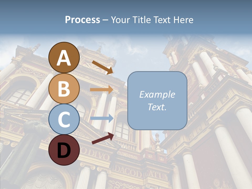 Elderly Touching Young PowerPoint Template