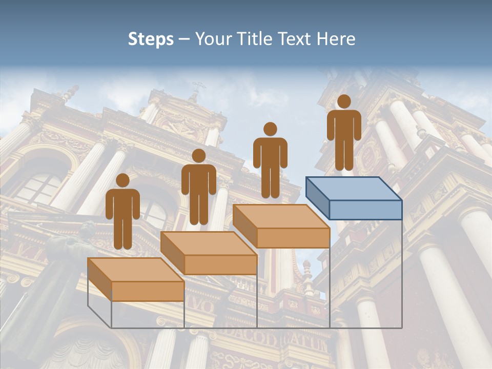 Elderly Touching Young PowerPoint Template