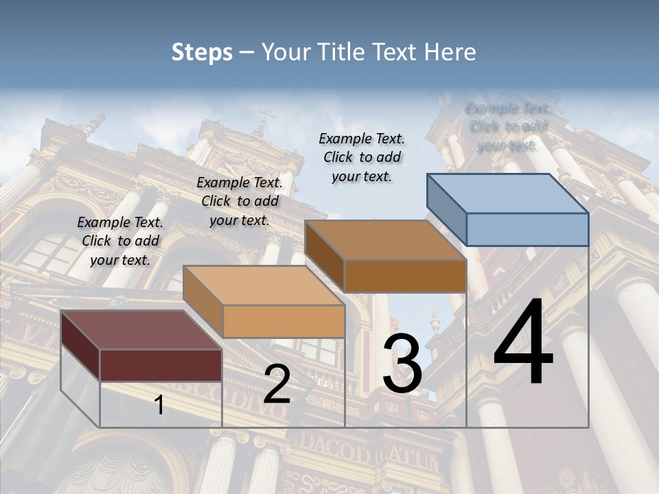 Elderly Touching Young PowerPoint Template