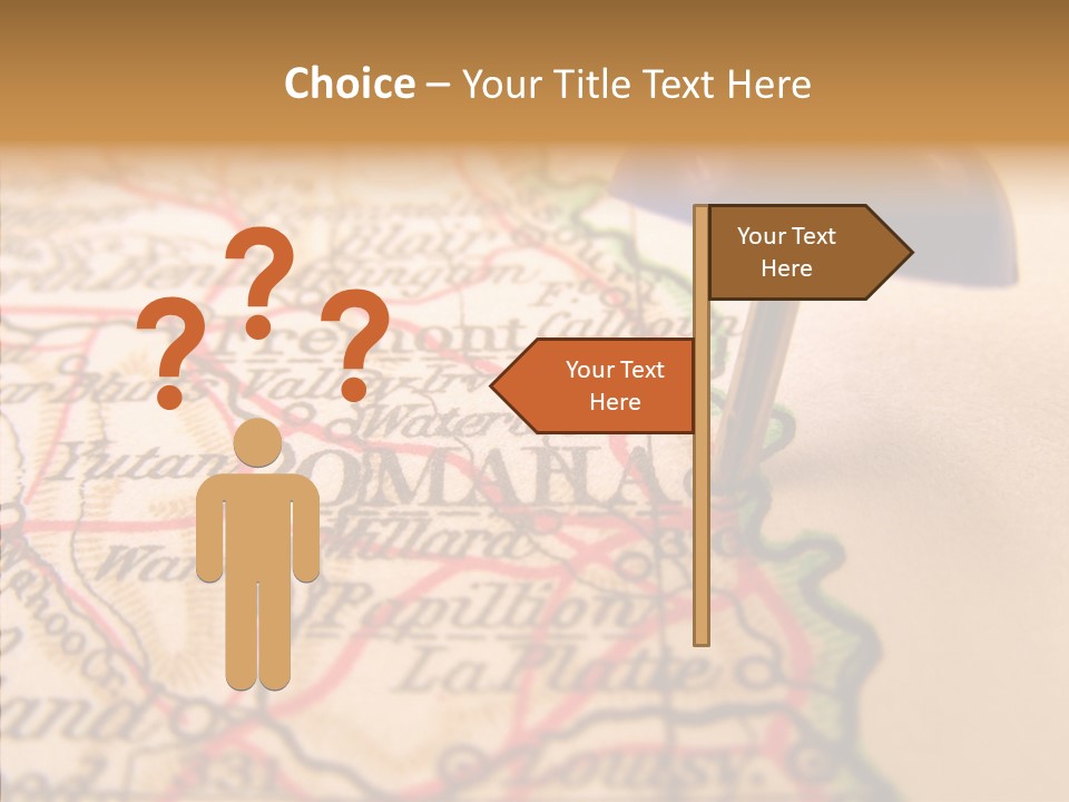 Assistance Elderly Finger PowerPoint Template