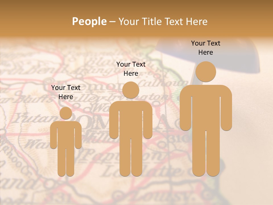 Assistance Elderly Finger PowerPoint Template