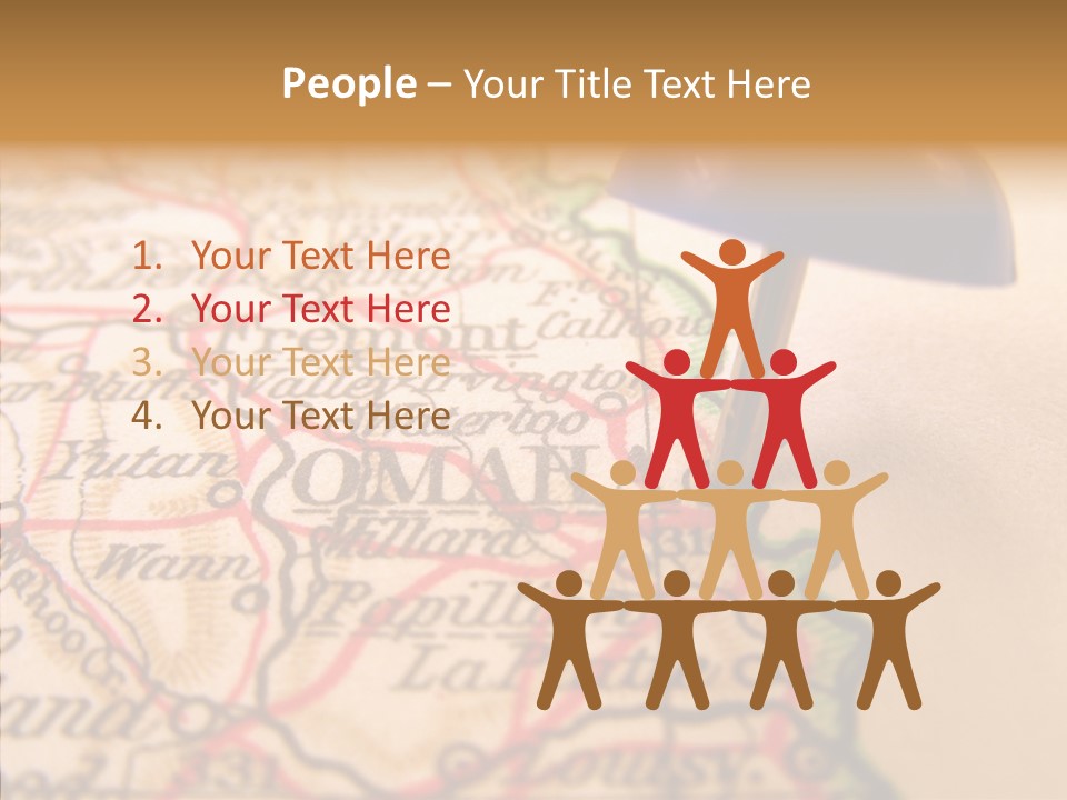 Assistance Elderly Finger PowerPoint Template