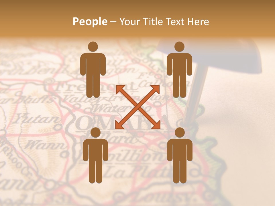 Assistance Elderly Finger PowerPoint Template