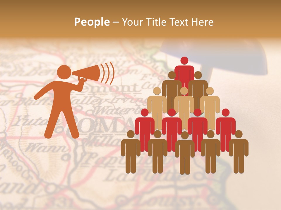 Assistance Elderly Finger PowerPoint Template