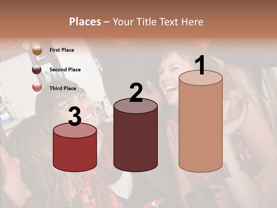 Senior  Touching Sharing PowerPoint Template