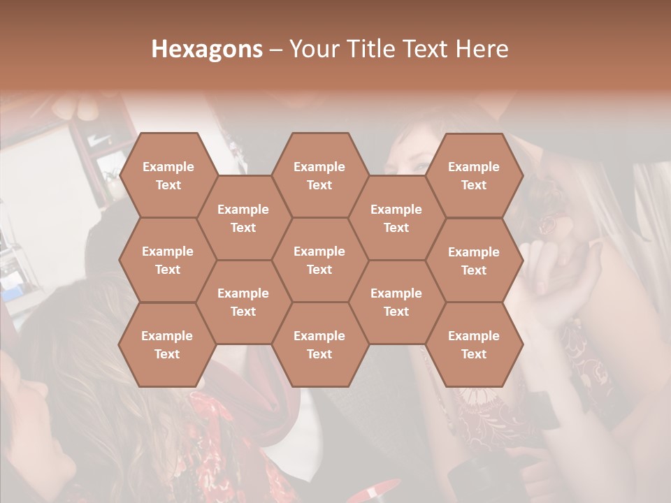 Senior  Touching Sharing PowerPoint Template