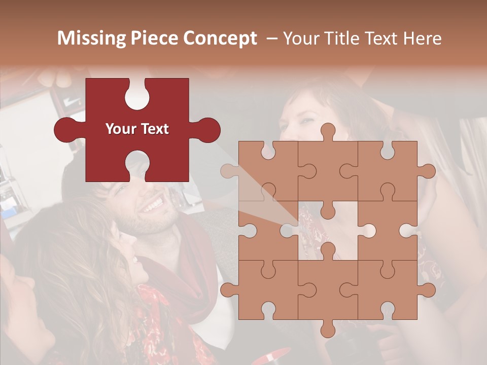 Senior  Touching Sharing PowerPoint Template