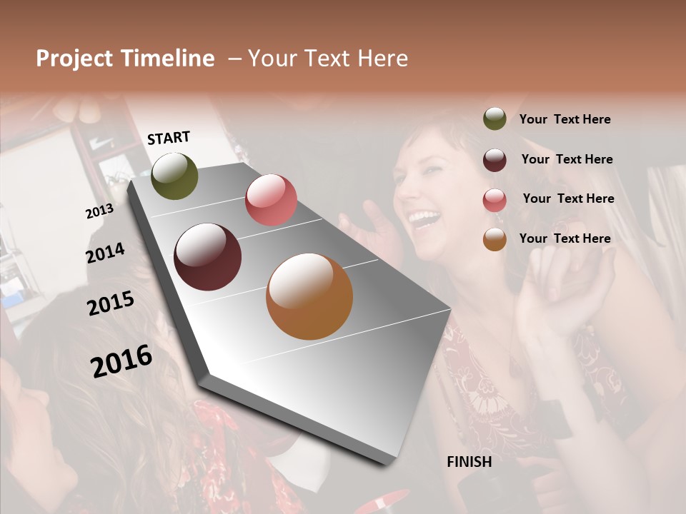 Senior  Touching Sharing PowerPoint Template