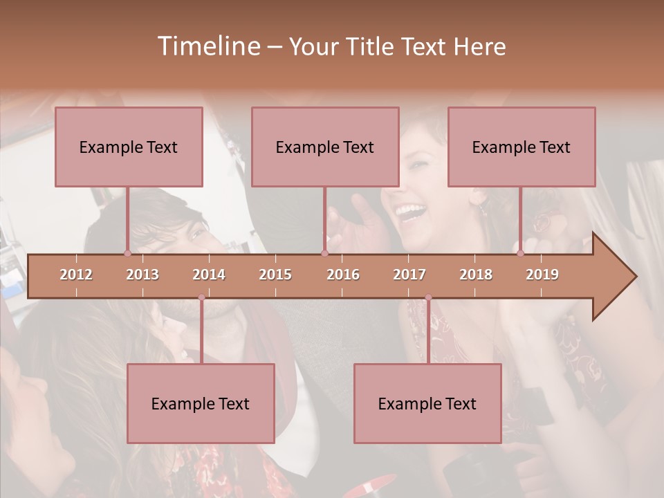 Senior  Touching Sharing PowerPoint Template