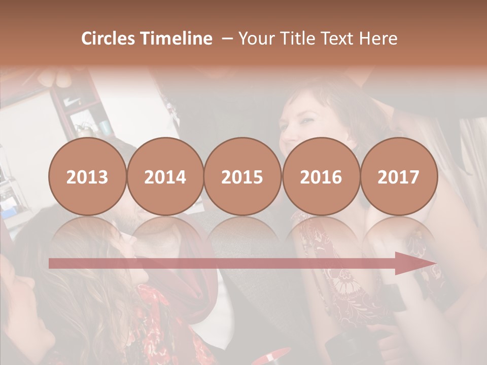 Senior  Touching Sharing PowerPoint Template