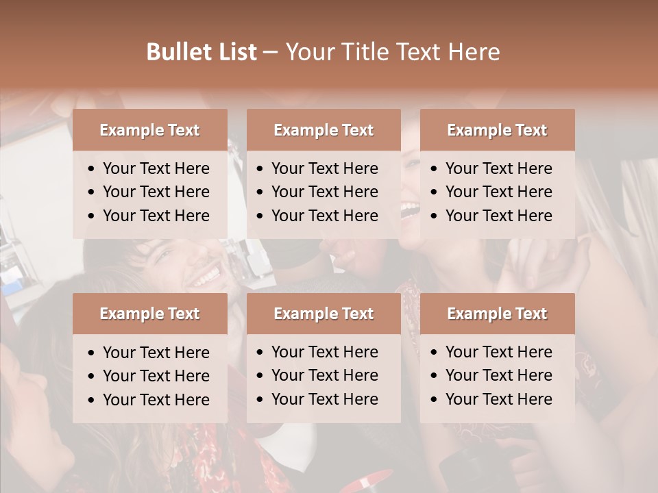 Senior  Touching Sharing PowerPoint Template