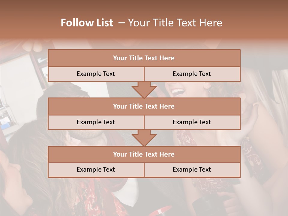 Senior  Touching Sharing PowerPoint Template