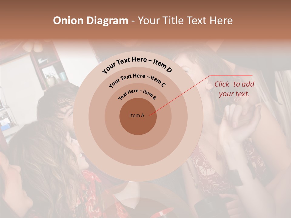 Senior  Touching Sharing PowerPoint Template