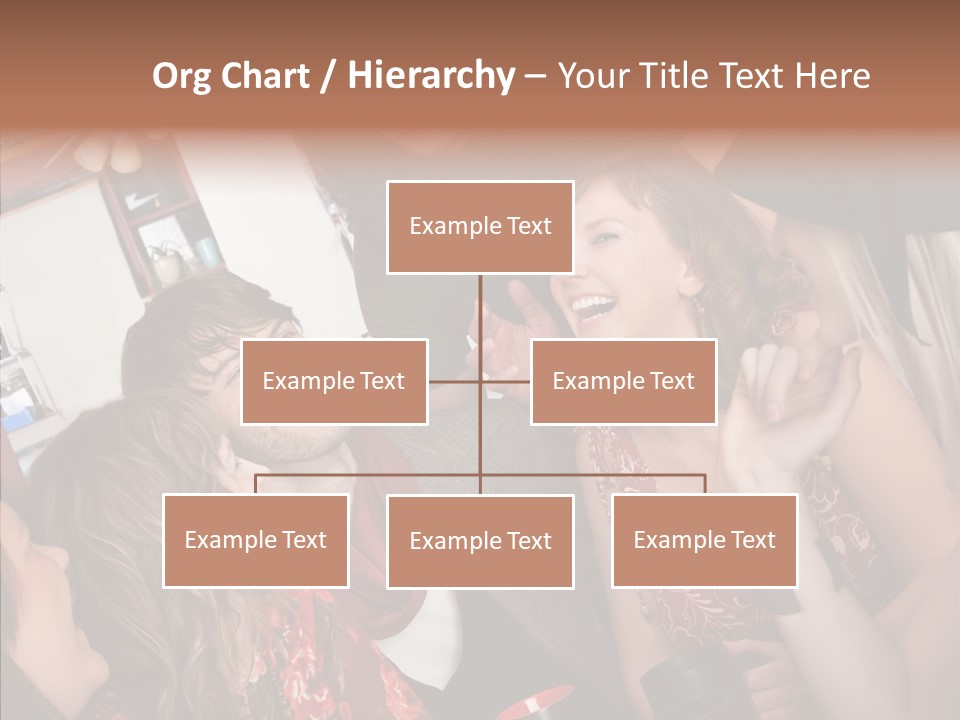 Senior  Touching Sharing PowerPoint Template
