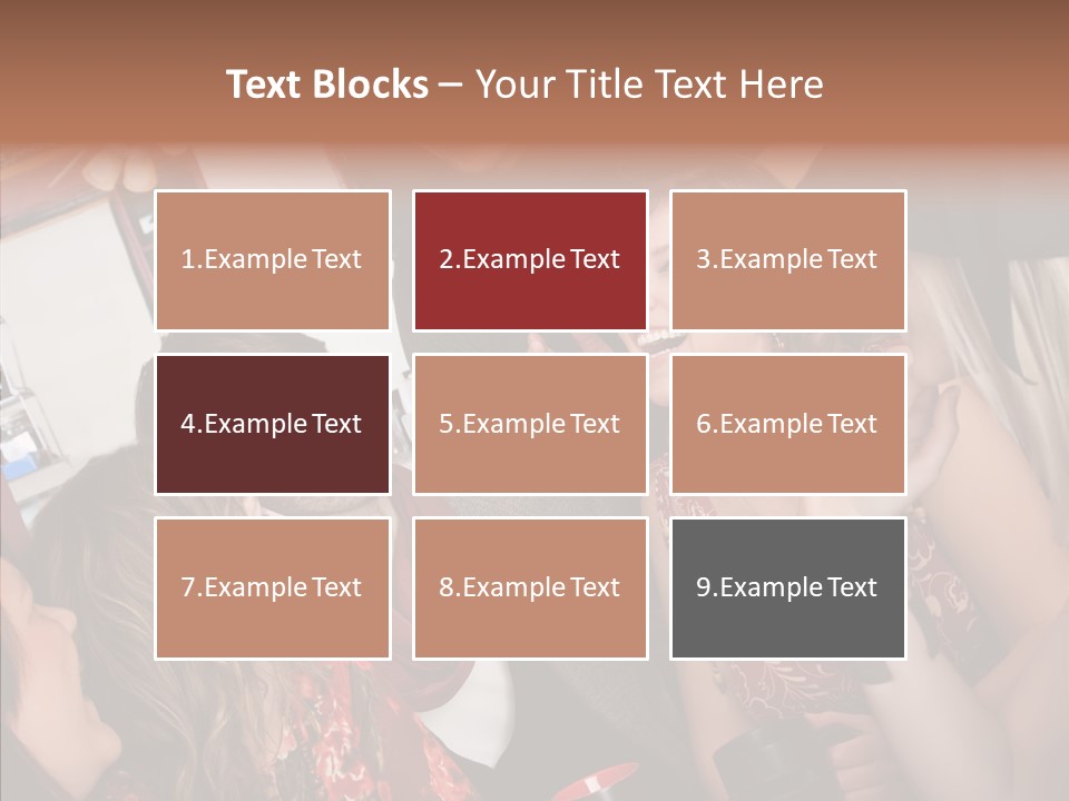 Senior  Touching Sharing PowerPoint Template