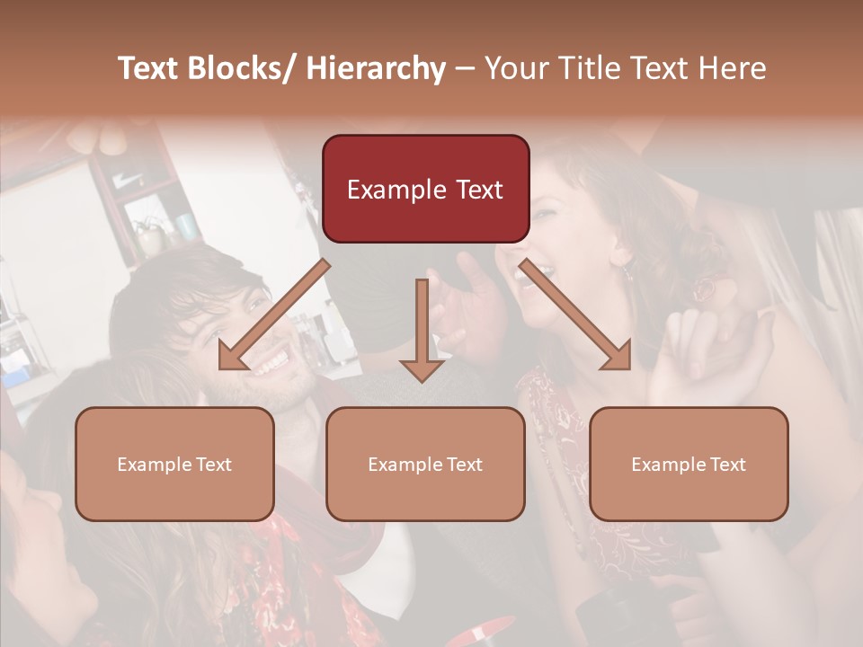 Senior  Touching Sharing PowerPoint Template