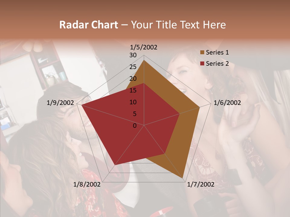 Senior  Touching Sharing PowerPoint Template