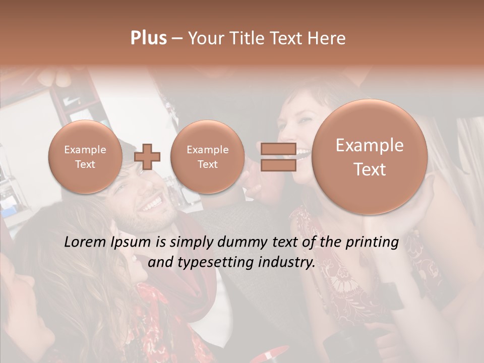 Senior  Touching Sharing PowerPoint Template