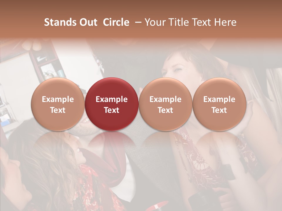 Senior  Touching Sharing PowerPoint Template