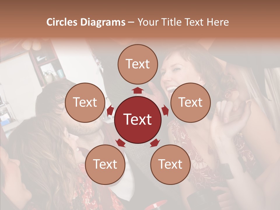 Senior  Touching Sharing PowerPoint Template