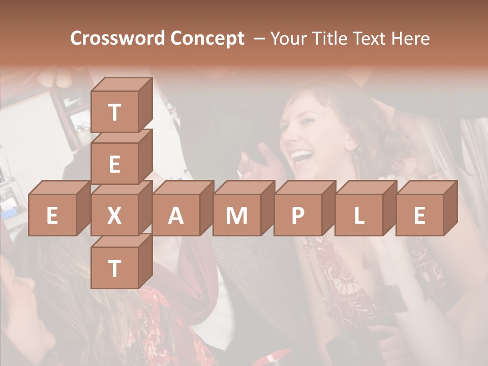 Senior  Touching Sharing PowerPoint Template