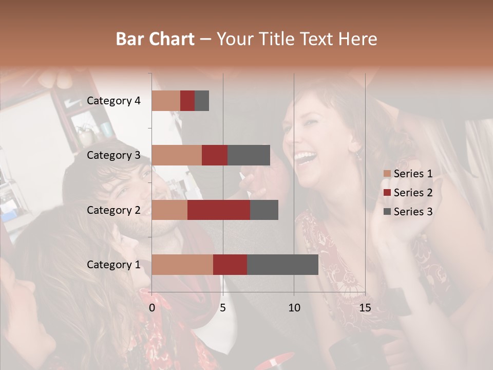 Senior  Touching Sharing PowerPoint Template