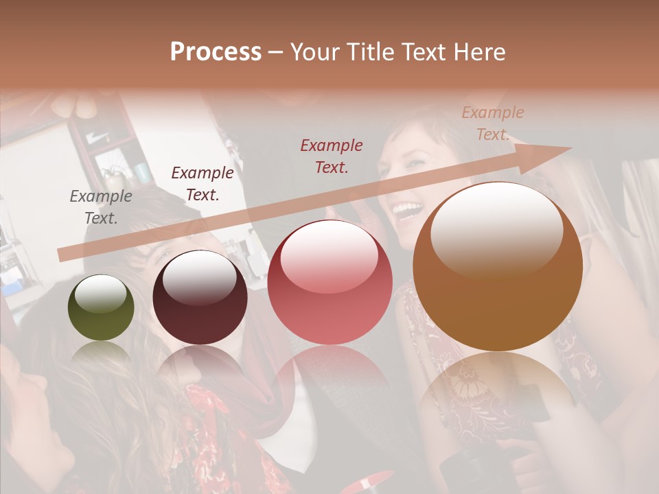 Senior  Touching Sharing PowerPoint Template