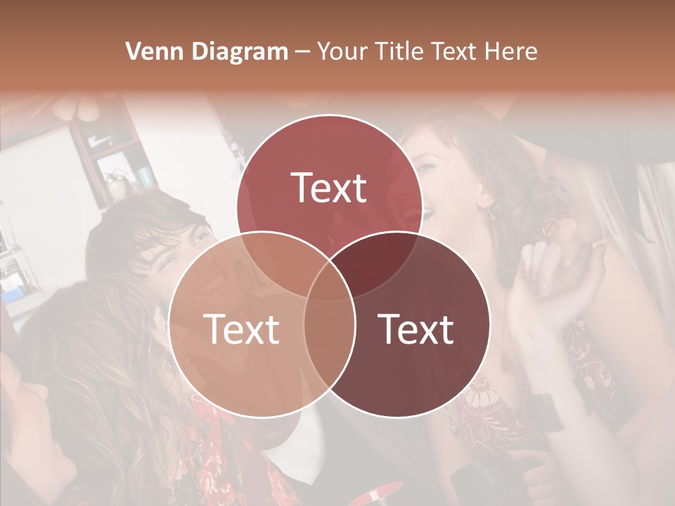 Senior  Touching Sharing PowerPoint Template