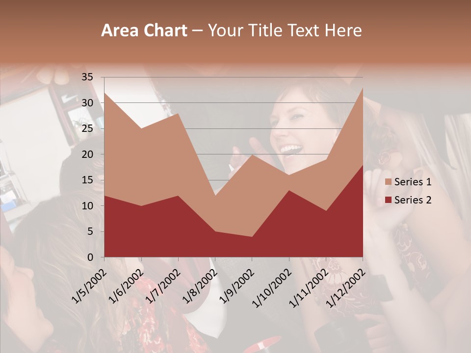Senior  Touching Sharing PowerPoint Template