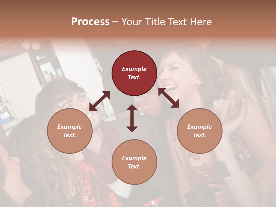 Senior  Touching Sharing PowerPoint Template