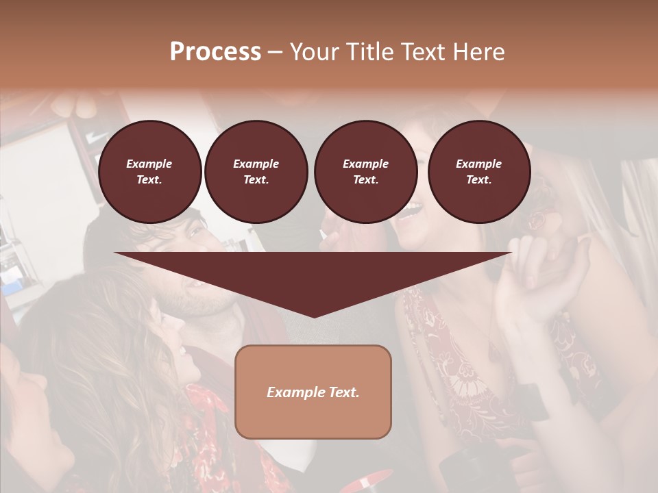 Senior  Touching Sharing PowerPoint Template