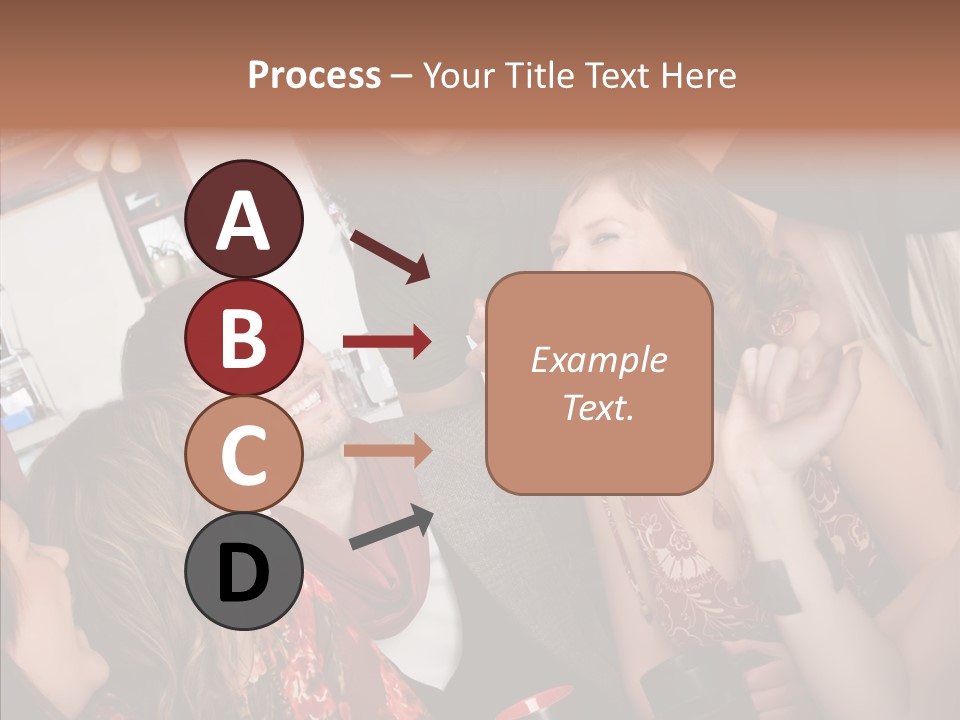 Senior  Touching Sharing PowerPoint Template