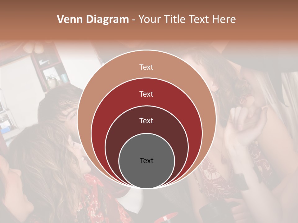 Senior  Touching Sharing PowerPoint Template