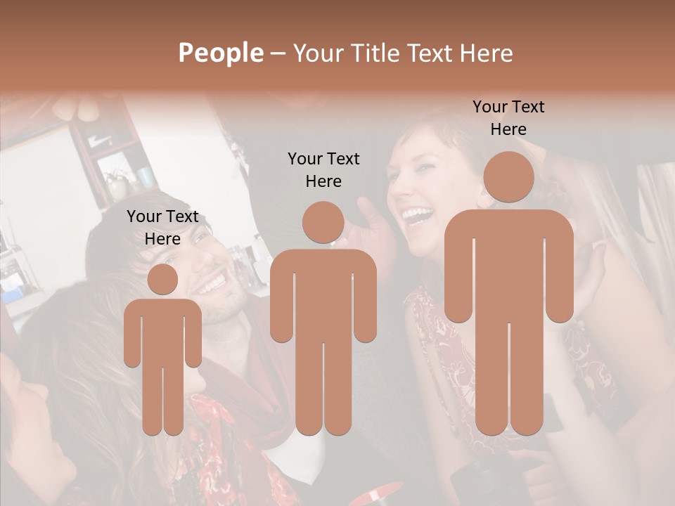 Senior  Touching Sharing PowerPoint Template