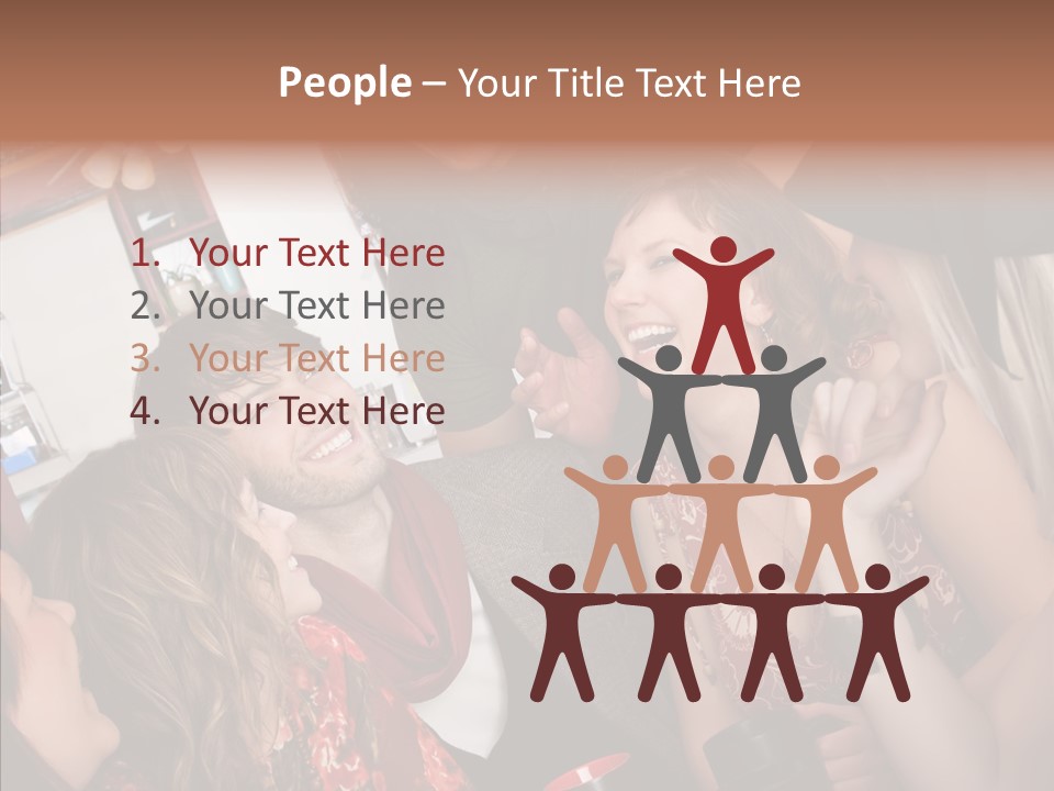 Senior  Touching Sharing PowerPoint Template