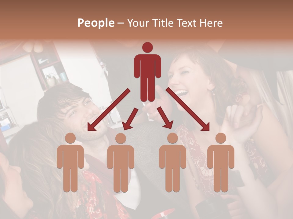 Senior  Touching Sharing PowerPoint Template