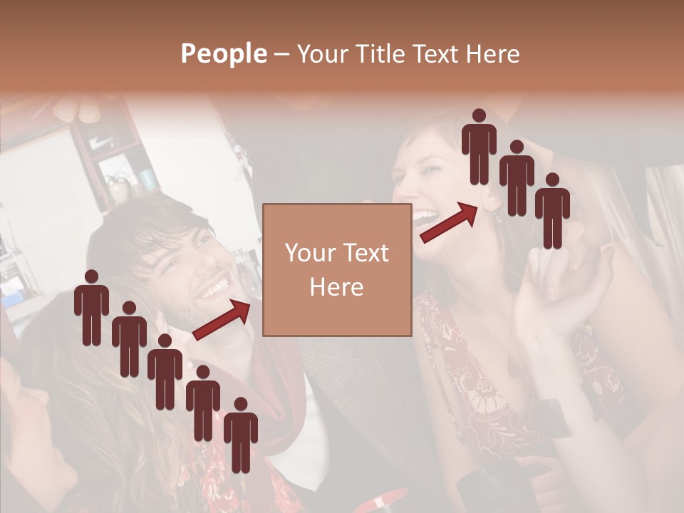 Senior  Touching Sharing PowerPoint Template