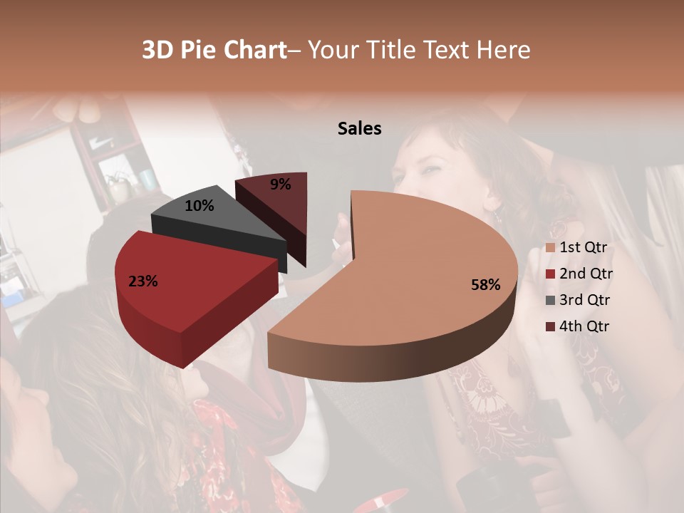 Senior  Touching Sharing PowerPoint Template