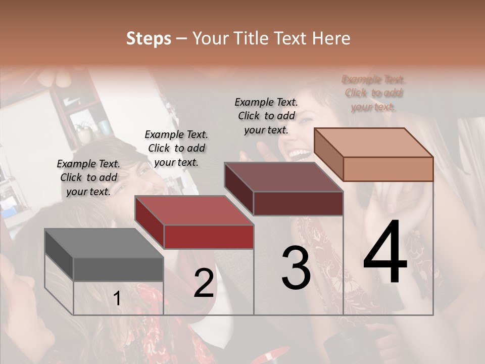Senior  Touching Sharing PowerPoint Template