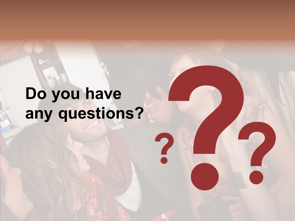 Senior  Touching Sharing PowerPoint Template