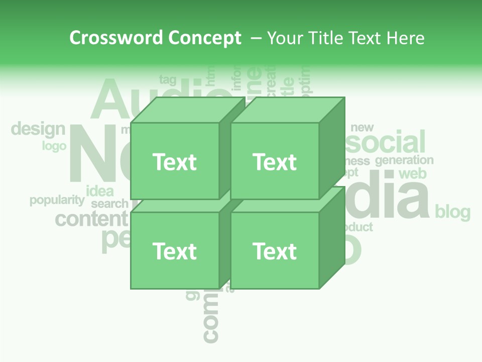 Aging Closeup Grandmother PowerPoint Template