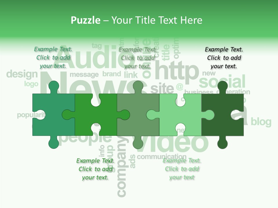 Aging Closeup Grandmother PowerPoint Template