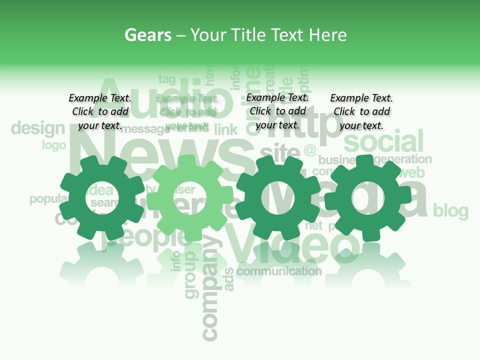 Aging Closeup Grandmother PowerPoint Template