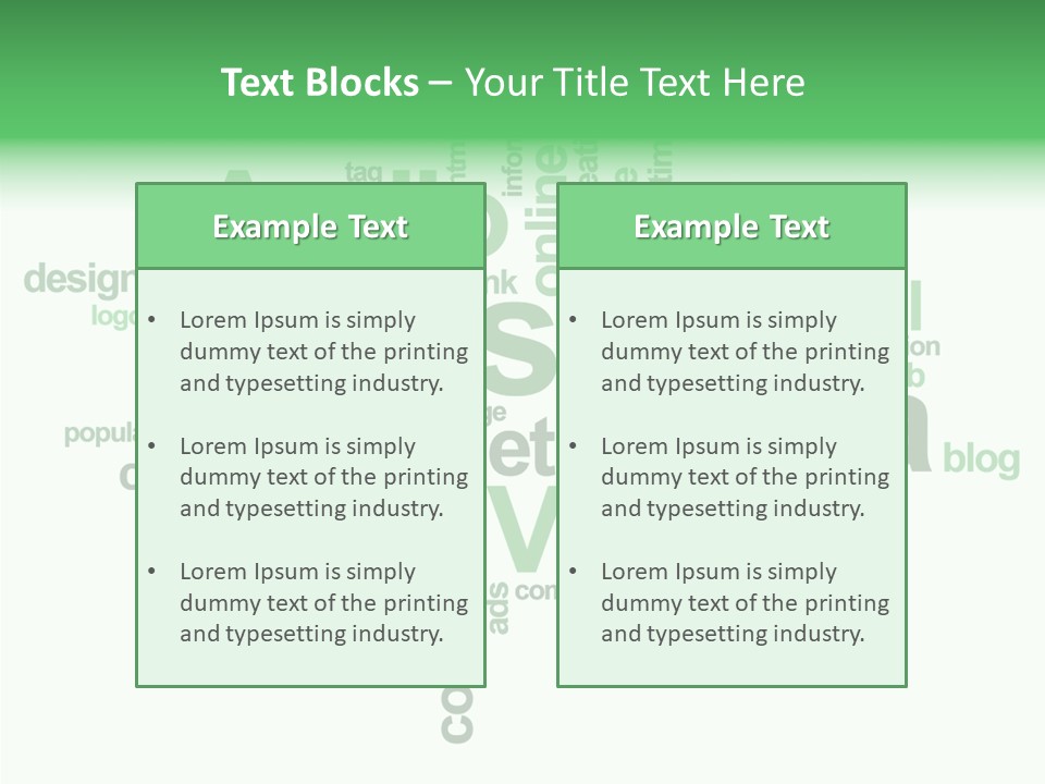 Aging Closeup Grandmother PowerPoint Template